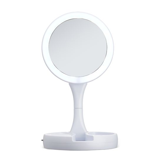 Espelho Dobrável com Led Recarregável