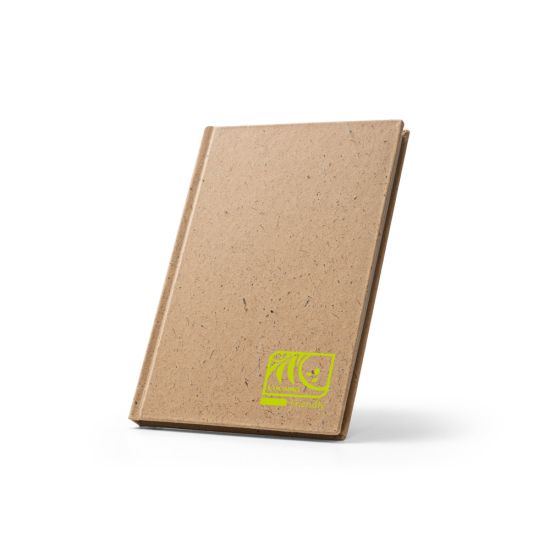 Caderno A5 em casca de coco