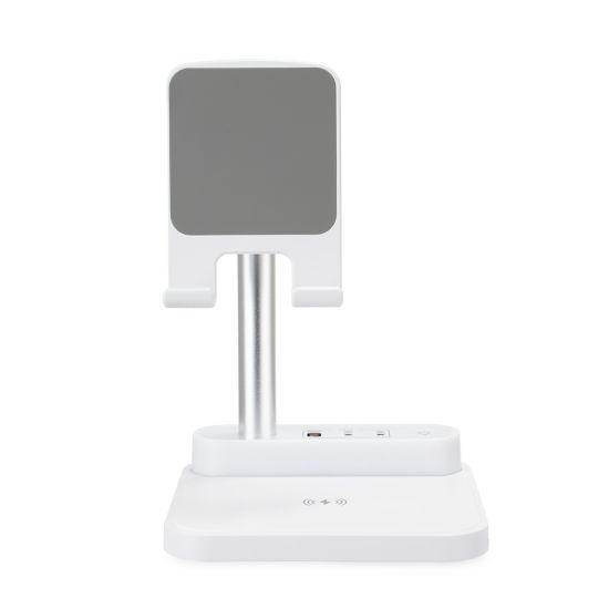 Base de Carregamento com Suporte Celular e Luminária