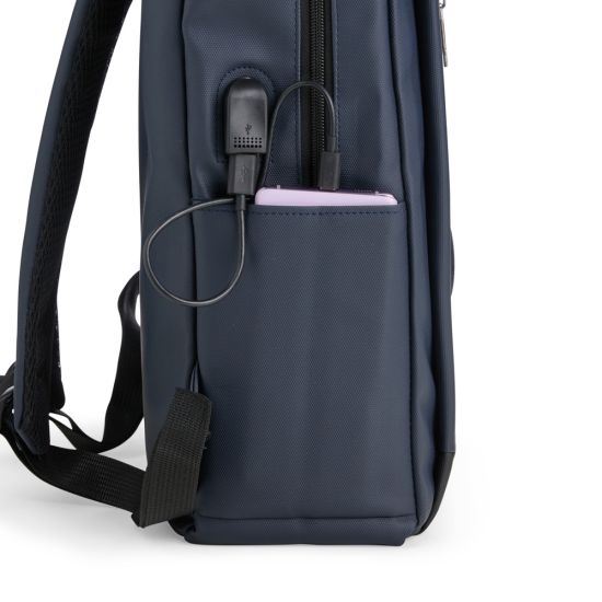 Mochila PU Impermeável Antifurto 22L