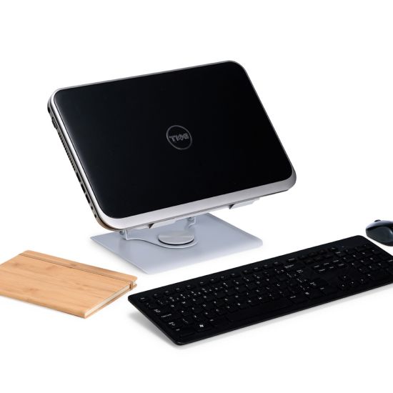 Suporte Articulado Giratório de Metal para Notebooks
