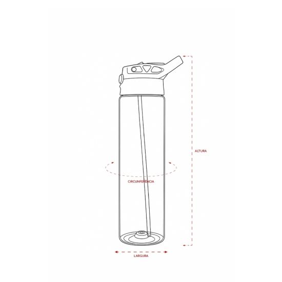 Squeeze Plástico 700ml