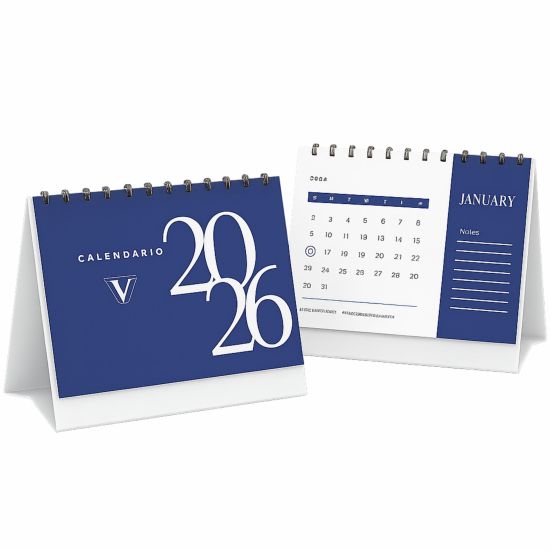 Calendário de Mesa 2026