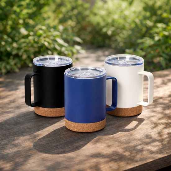 Caneca Térmica com Cortiça de 330ml