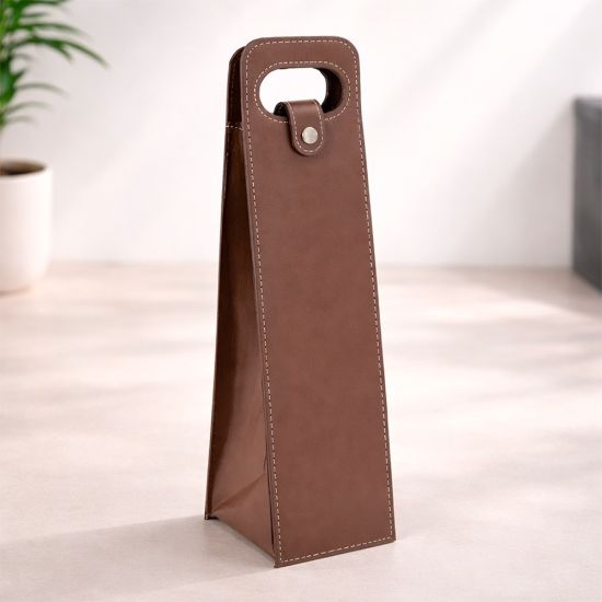 Porta-Vinho Couro Sintético