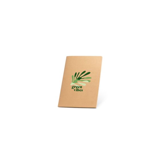 Caderno A5 com capa em cartão