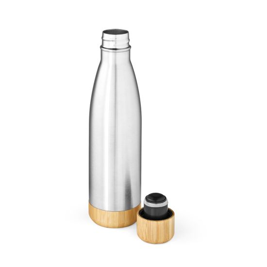 Garrafa térmica em aço inox 90% reciclado