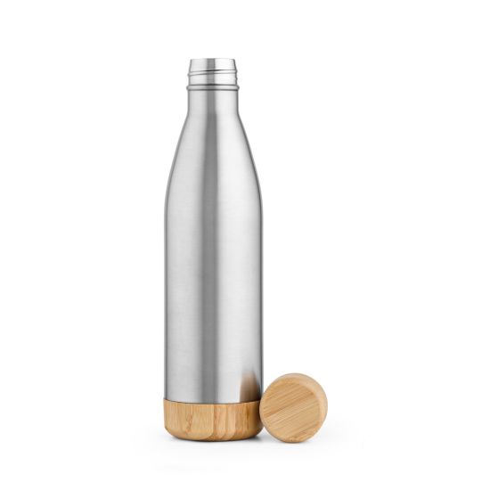 Garrafa térmica em aço inox 90% reciclado