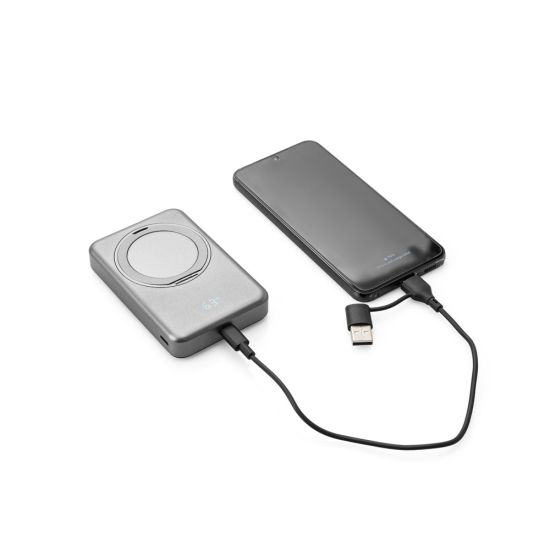 Bateria portátil magnética em ABS