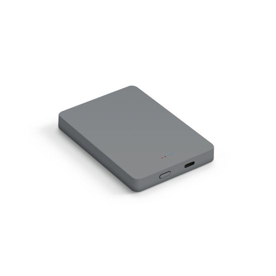SMOOT 10. Bateria portátil de carregamento rápido em ABS 100% reciclado com acabamento em mate e capacidade de 10.000 mAh