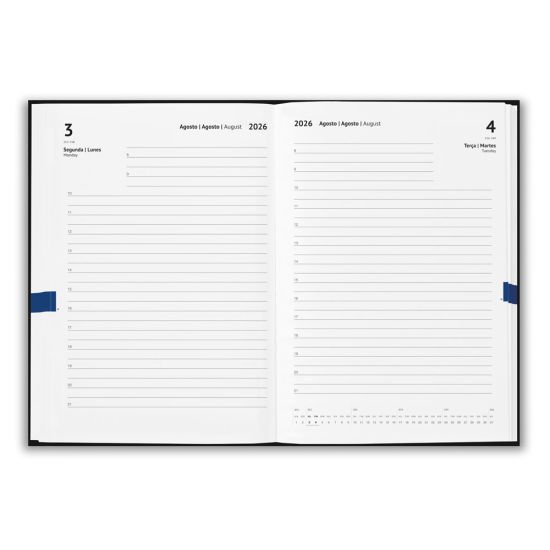 Agenda 2026 Musset A5 em PU (58% reciclado)