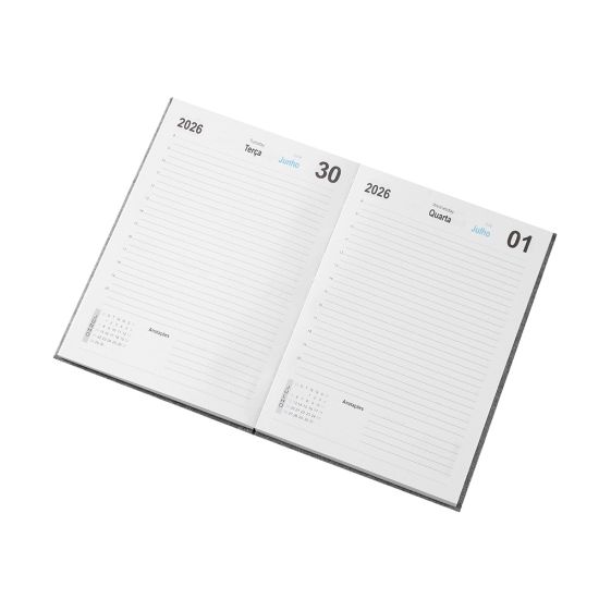 Agenda 2026 Diária em Linho