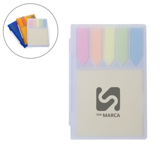 Bloco de Anotações com Autoadesivos
