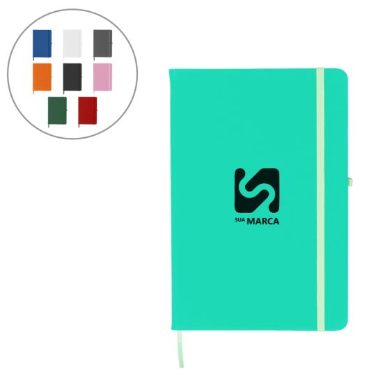 Caderneta Emborrachada com Porta Caneta
