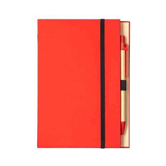 Bloco de Anotações com Autoadesivos e Caneta