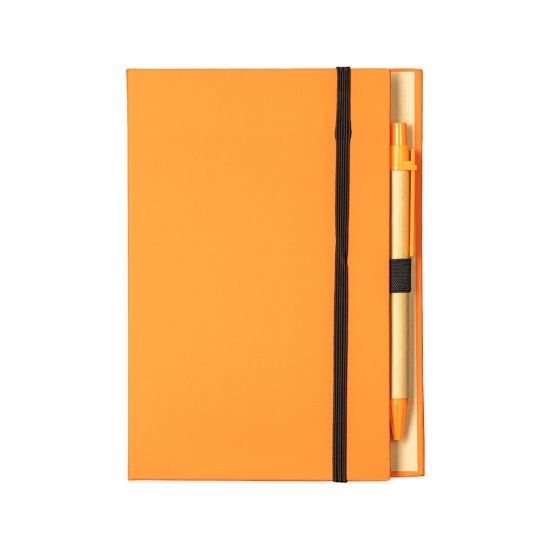 Bloco de Anotações com Autoadesivos e Caneta