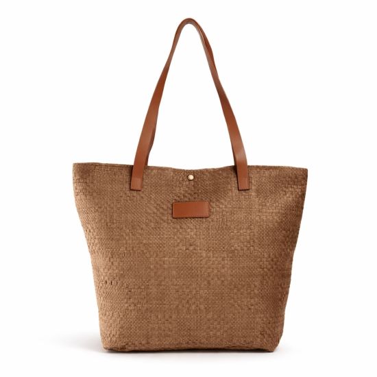 Bolsa Palha Trançada