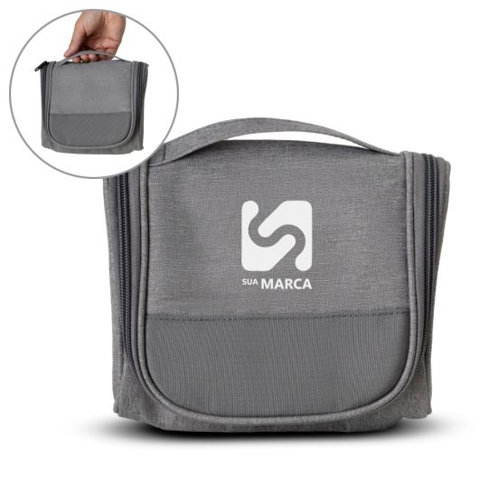 Necessaire em poliéster 300D (18x16x6cm)