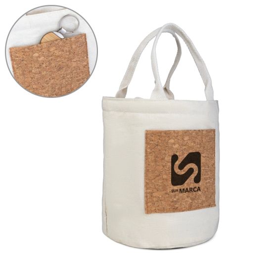 Bolsa Térmica em Algodão e Cortiça