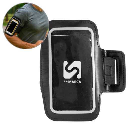 Braçadeira Esportiva Couro Sintético