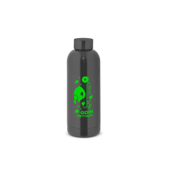 ODIN METTALIC. Squeeze em aço inox 550ml