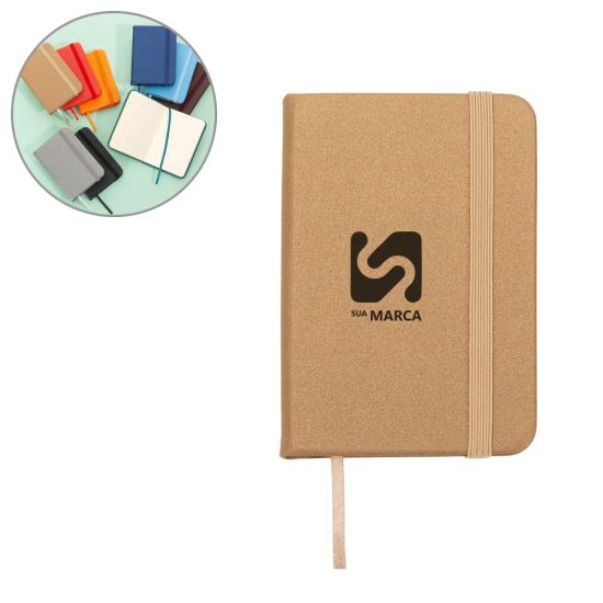 Mini Caderneta tipo Moleskine