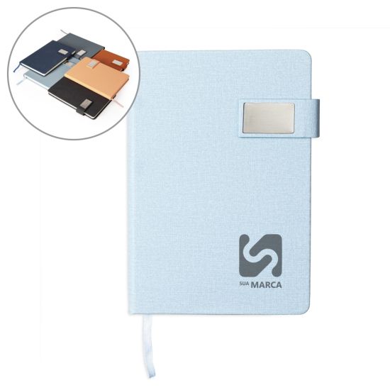 Caderneta Couro Sintético