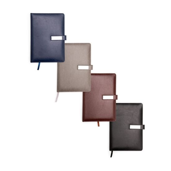 Caderneta Couro Sintético