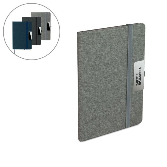 Caderno A5 em PU (21x15cm)