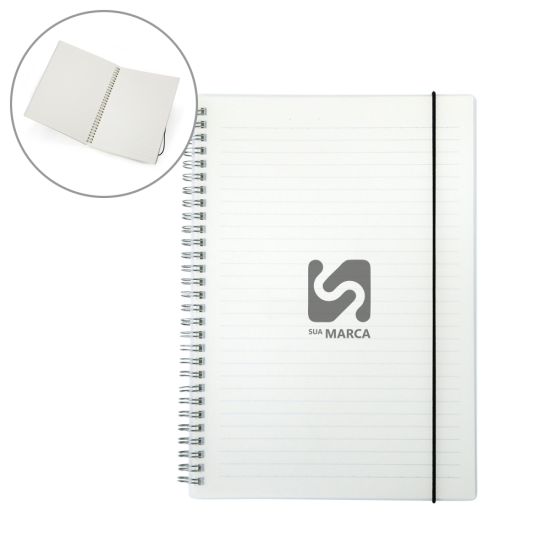 Caderno B5 Plástico