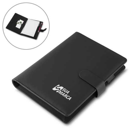 Caderno com Power Bank