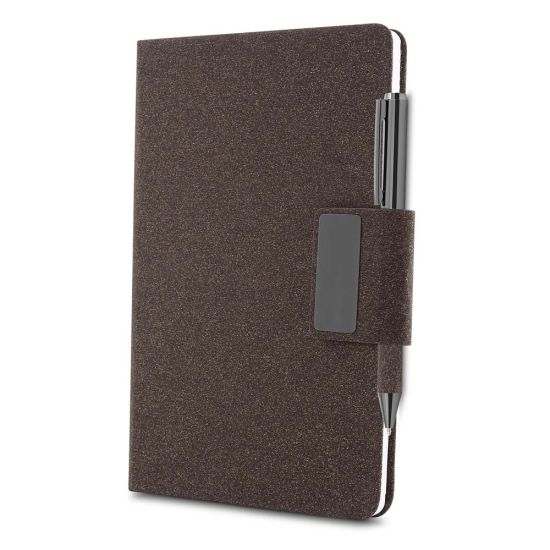 Caderno em PU e Fibra de Café ou Chá