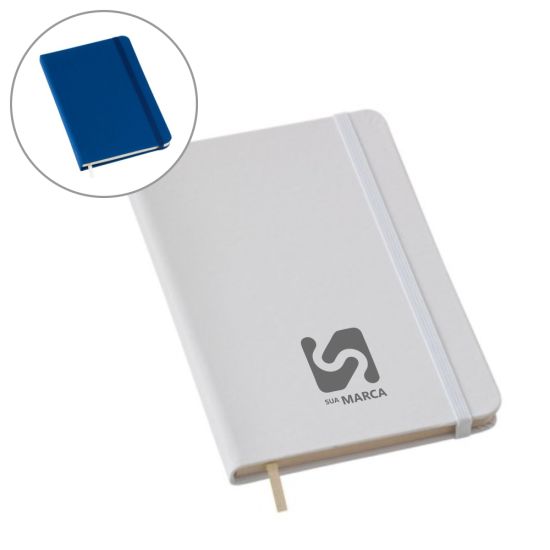 Caderneta tipo MOLESKINE com Pauta