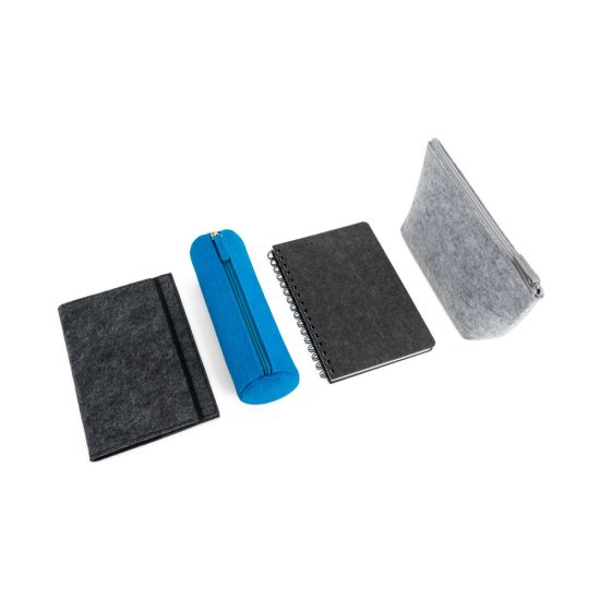 Caderno A5 Mishima de Capa Semi-rígida em Feltro 100% Reciclado
