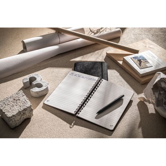 Caderno A5 Mishima de Capa Semi-rígida em Feltro 100% Reciclado