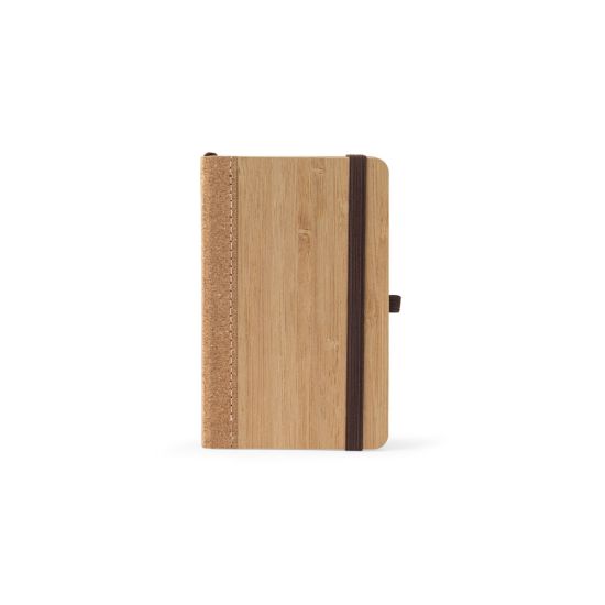 Caderno de Bolso de Capa dura em Folha de Bambu e Cortiça Orwell Pocket
