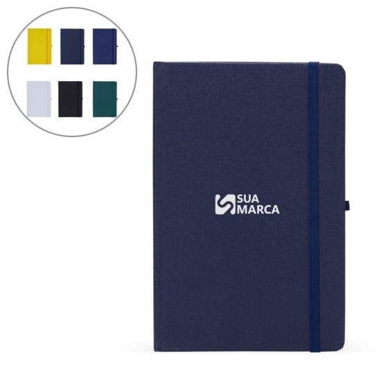Caderneta com porta Caneta