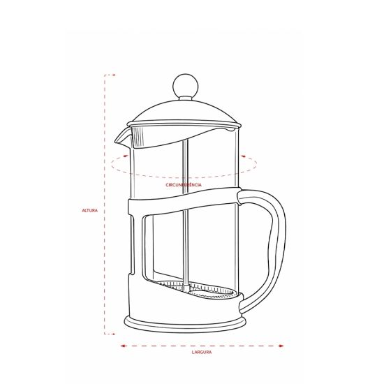 Cafeteira Prensa Francesa 1L