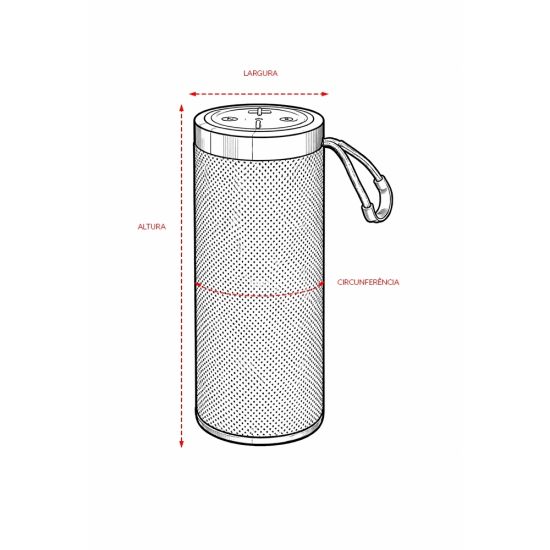 Caixa de Som Multimídia TWS com Luzes RGB