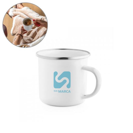 Caneca em esmalte