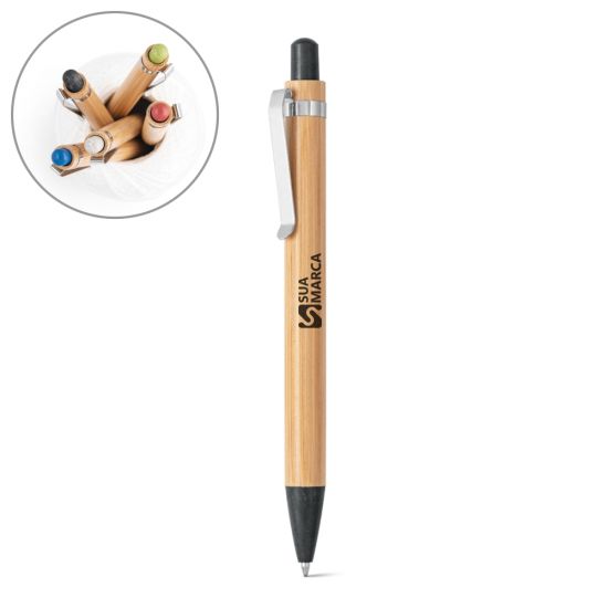 Caneta Esferográfica Bambu Volter