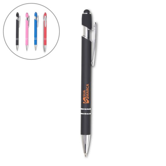 Caneta Emborrachada Touch