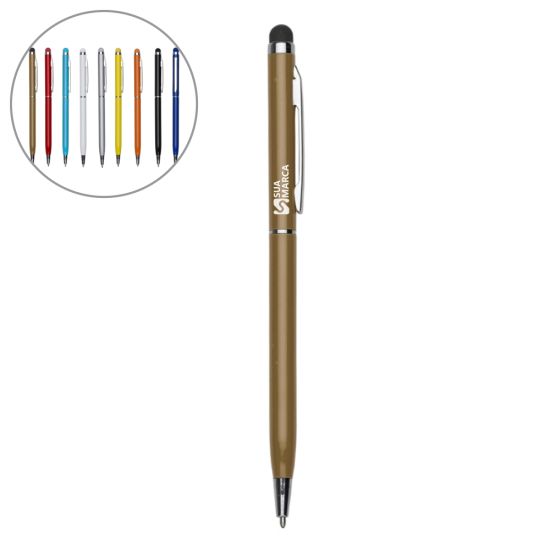 Caneta Metal Esferográfica Touch