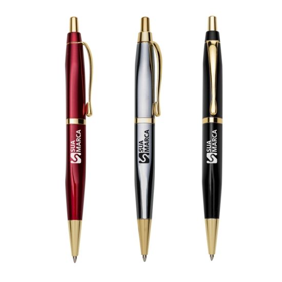 Caneta Metal Triangular