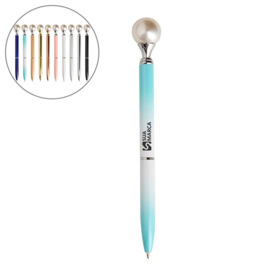 Caneta Metal Pérola