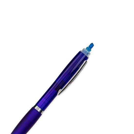 Caneta Plástica com Marca-Texto