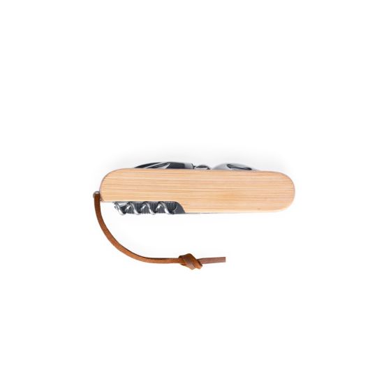 Canivete Multifunções em Bambu e Aço Inox Ryker