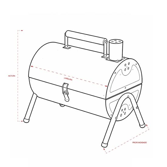 Churrasqueira Portátil