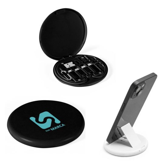 Conjunto Cabo e Adaptadores de Carregamento Super-rápido Systrom