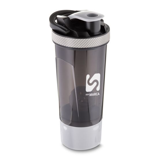 Garrafa Plástica Squeeze Coqueteleira